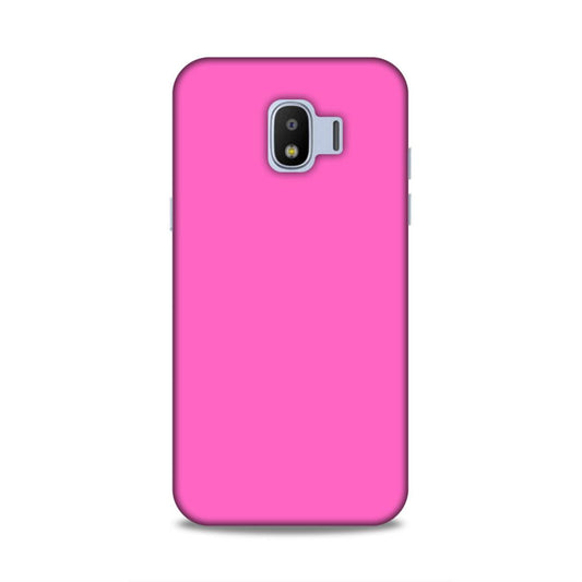 Pink Classic Plain Samsung Galaxy J2 Pro (2018) Mobile Back Cover