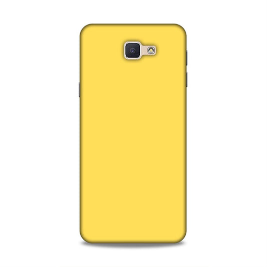 Yellow Classic Plain Samsung Galaxy J5 Prime Phone Case Cover