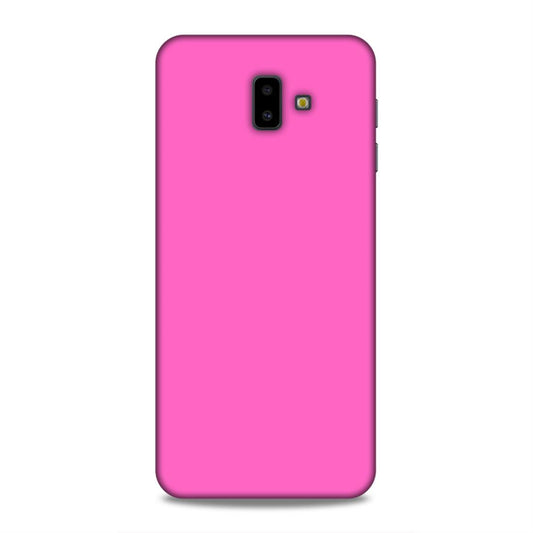 Pink Classic Plain Samsung Galaxy J6 Plus Mobile Back Cover