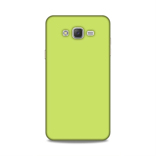 Lime Classic Plain Samsung Galaxy J7 (2015) Phone Cover Case