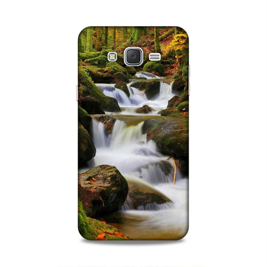 Natural Waterfall Samsung Galaxy J7 (2015) Phone Cover Case