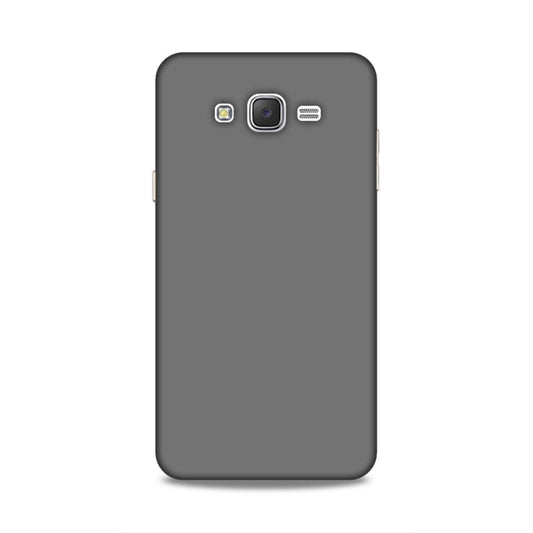 Grey Classic Plain Samsung Galaxy J7 (2015) Phone Back Case
