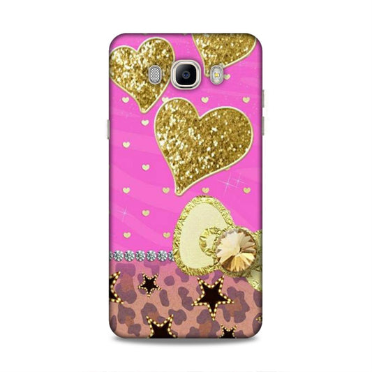 Cute Pink Heart Samsung Galaxy J7 (2016) Phone Case Cover