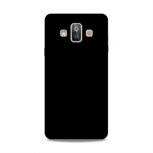 Black Classic Plain Samsung Galaxy J7 Duo Phone Cover Case Case