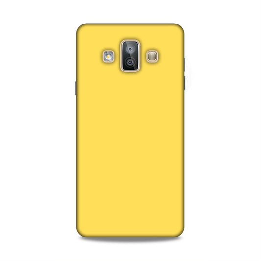 Yellow Classic Plain Samsung Galaxy J7 Duo Phone Case Cover