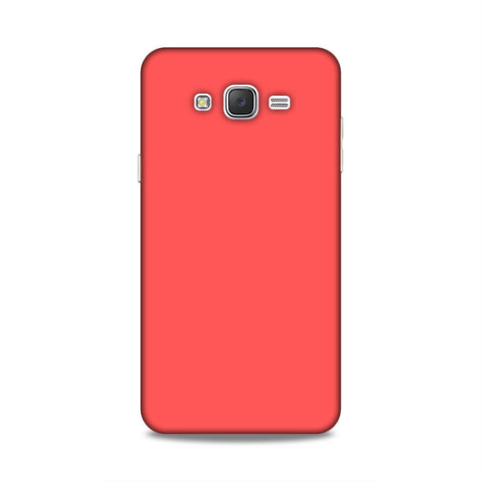 Coral Red Plain Samsung Galaxy J7 Nxt Phone Cover