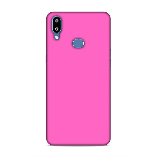 Pink Classic Plain Samsung Galaxy M01s Mobile Back Cover