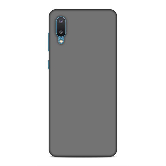 Grey Classic Plain Samsung Galaxy M02 Phone Back Case