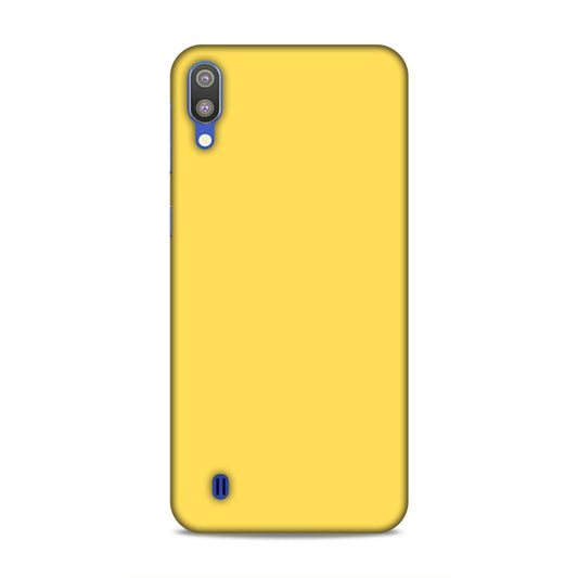 Yellow Classic Plain Samsung Galaxy M10 Phone Case Cover