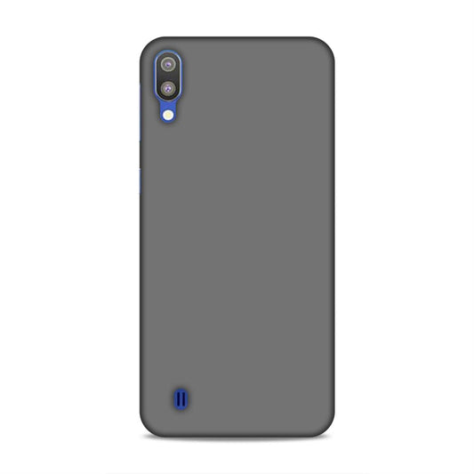 Grey Classic Plain Samsung Galaxy M10 Phone Back Case