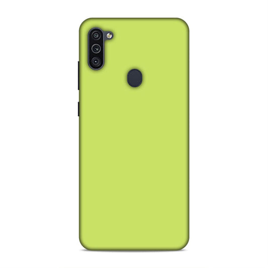 Lime Classic Plain Samsung Galaxy M11 Phone Cover Case