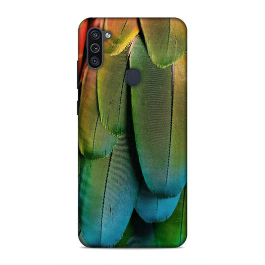 Green Leaves Samsung Galaxy M11 Mobile Cover Case