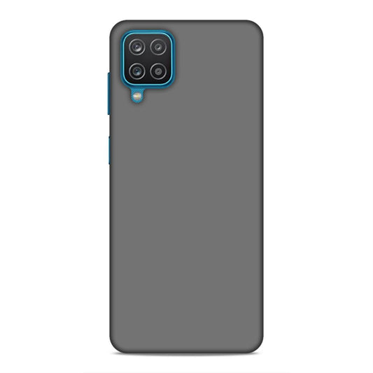 Grey Classic Plain Samsung Galaxy M12 Phone Back Case