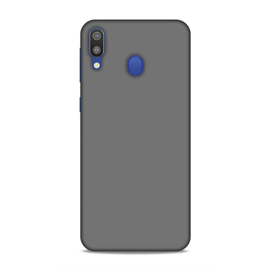 Grey Classic Plain Samsung Galaxy M20 Phone Back Case