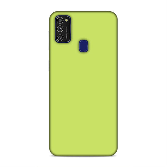 Lime Classic Plain Samsung Galaxy M21 Phone Cover Case