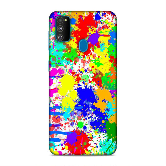 MultColour Canvas Samsung Galaxy M30s Mobile Back Case