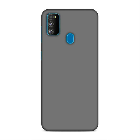 Grey Classic Plain Samsung Galaxy M30s Phone Back Case