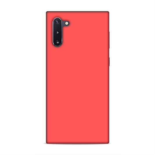 Coral Red Plain Samsung Galaxy Note 10 Phone Cover
