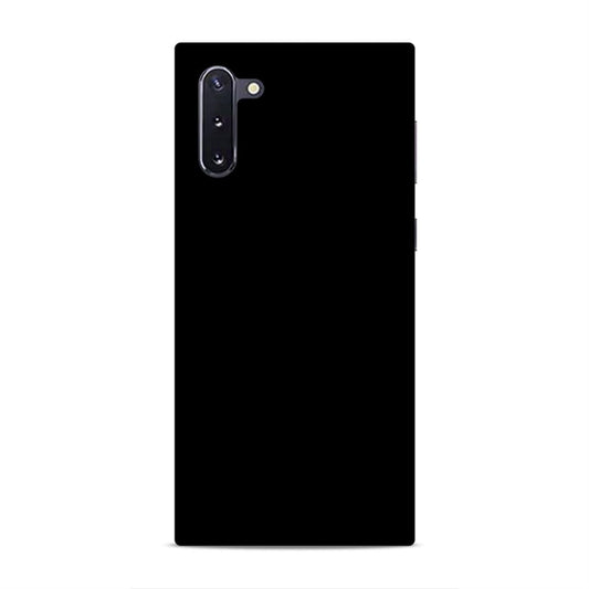 Black Classic Plain Samsung Galaxy Note 10 Phone Cover Case Case
