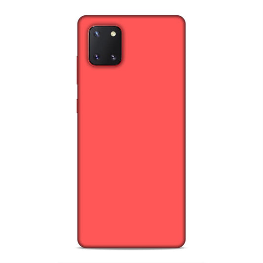 Coral Red Plain Samsung Galaxy Note 10 Lite Phone Cover