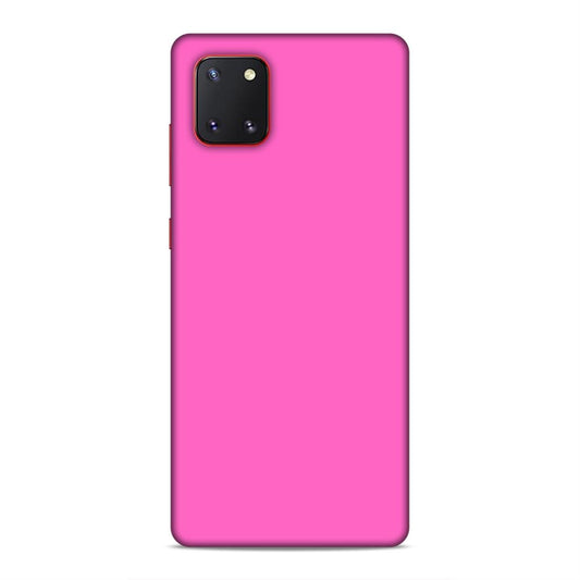 Pink Classic Plain Samsung Galaxy Note 10 Lite Mobile Back Cover