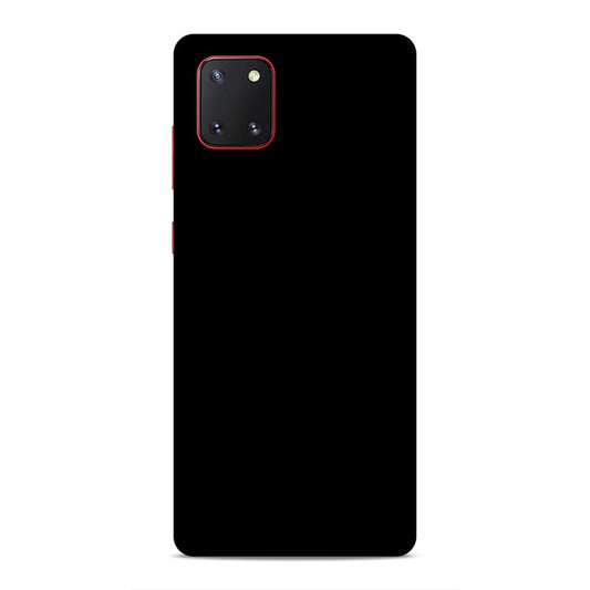 Black Classic Plain Samsung Galaxy Note 10 Lite Phone Cover Case Case