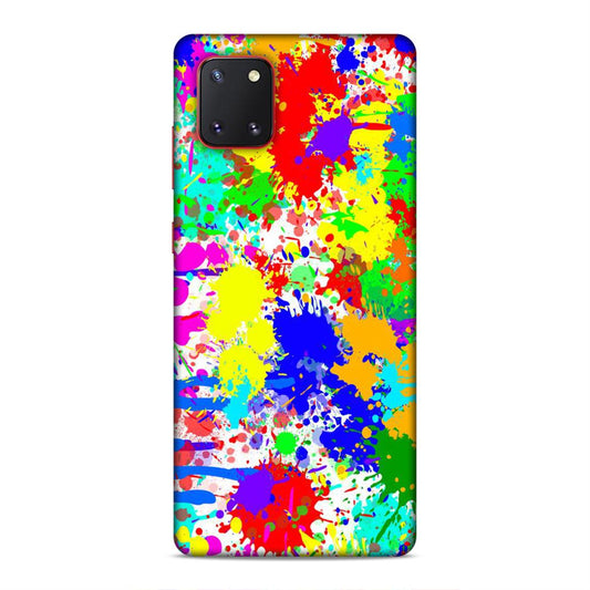 MultColour Canvas Samsung Galaxy A81 Mobile Back Case