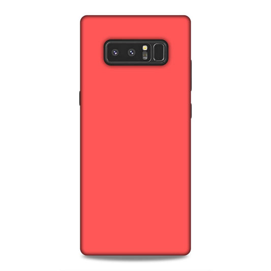Coral Red Plain Samsung Galaxy Note 8 Phone Cover