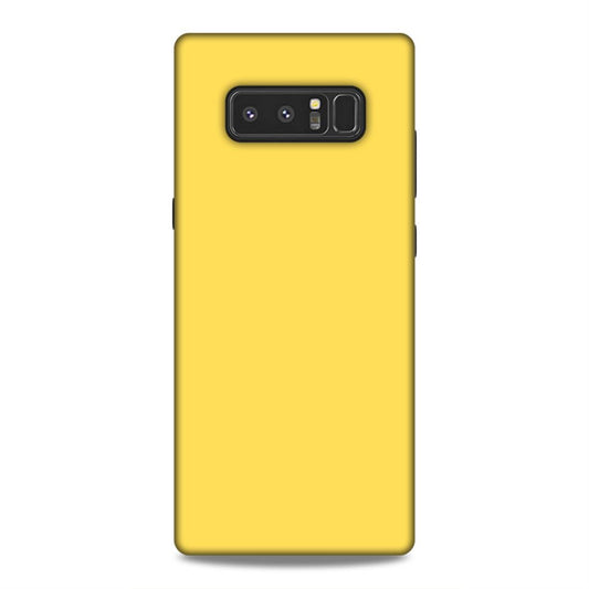 Yellow Classic Plain Samsung Galaxy Note 8 Phone Case Cover