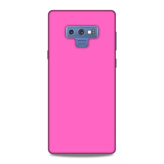 Pink Classic Plain Samsung Galaxy Note 9 Mobile Back Cover