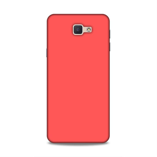 Coral Red Plain Samsung Galaxy On5 (2016) Phone Cover