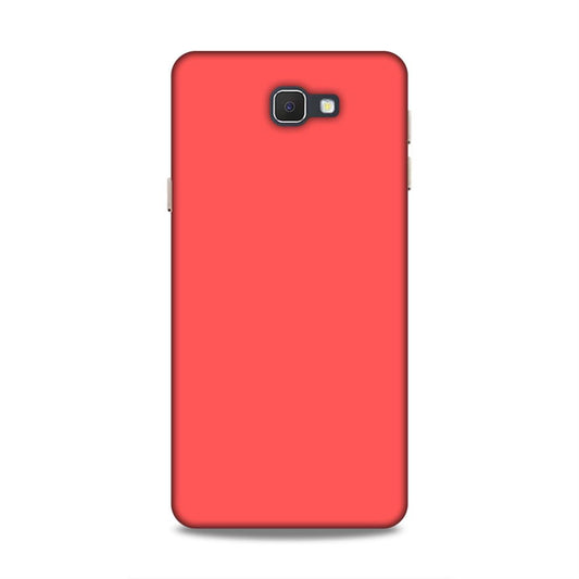 Coral Red Plain Samsung Galaxy On Nxt Phone Cover