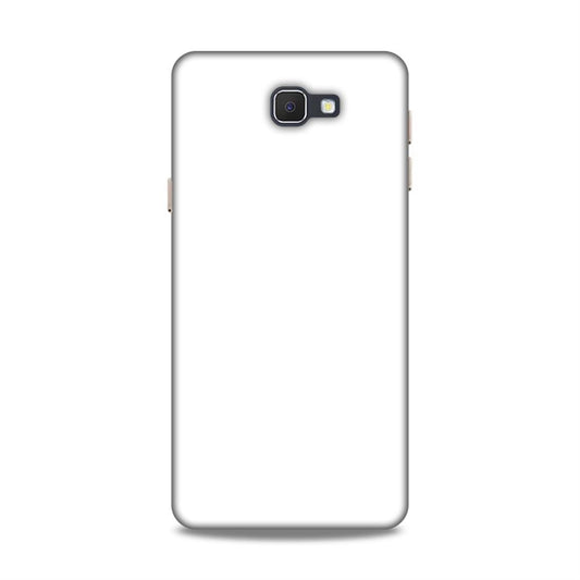 White Classic Plain Samsung Galaxy On Nxt Mobile Case Cover