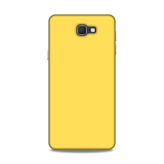 Yellow Classic Plain Samsung Galaxy On Nxt Phone Case Cover