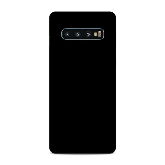 Black Classic Plain Samsung Galaxy S10 Phone Cover Case Case