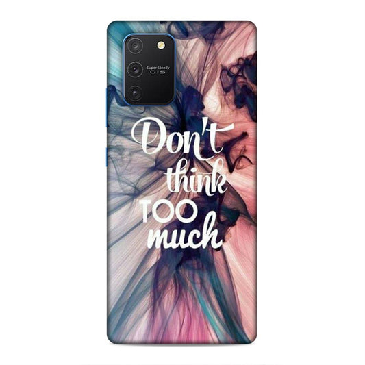 Don't Think Too Much Samsung Galaxy M80s Mobile Back Cover