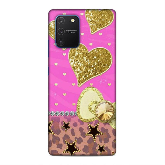 Cute Pink Heart Samsung Galaxy A91 Phone Case Cover