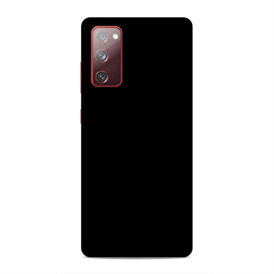Black Classic Plain Samsung Galaxy S20 FE Phone Cover Case Case
