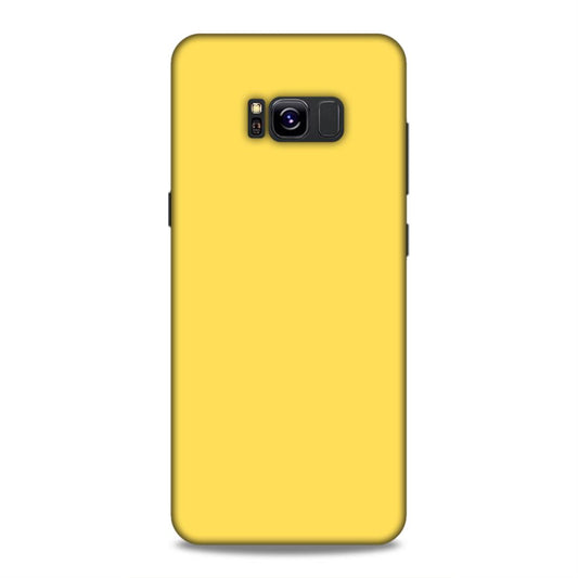 Yellow Classic Plain Samsung Galaxy S8 Plus Phone Case Cover