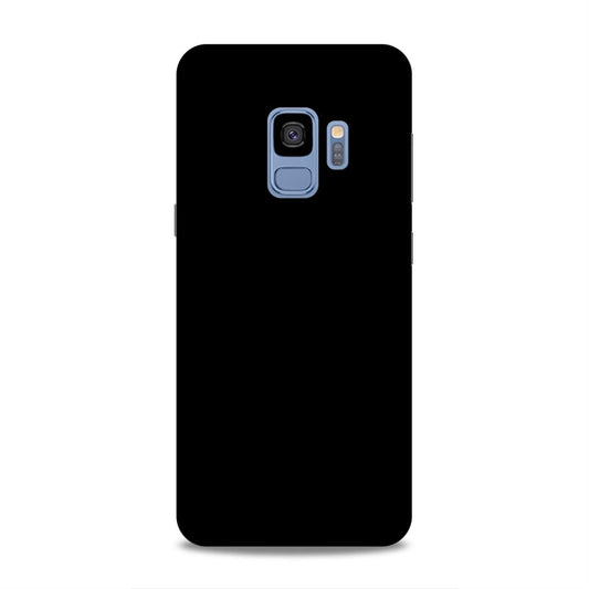 Black Classic Plain Samsung Galaxy S9 Phone Cover Case Case