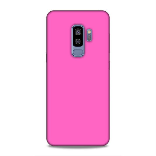 Pink Classic Plain Samsung Galaxy S9 Plus Mobile Back Cover