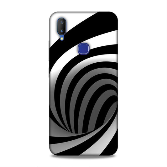 Black And White Vivo V11 Mobile Cover