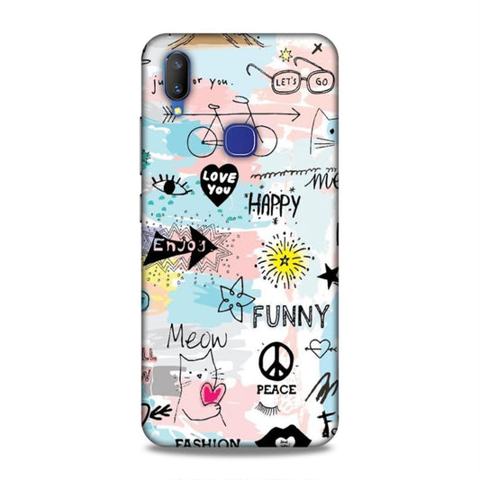 Cute Funky Happy Vivo V11 Mobile Cover Case