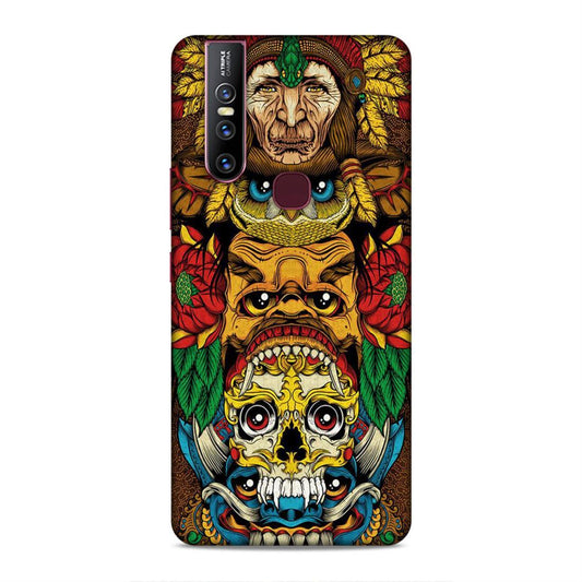 skull ancient art Vivo V15 Phone Case Cover