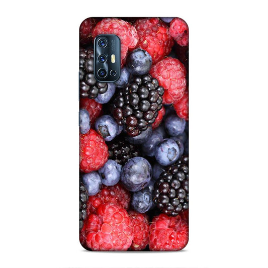 MultiFruits Love Vivo V17 Mobile Back Case