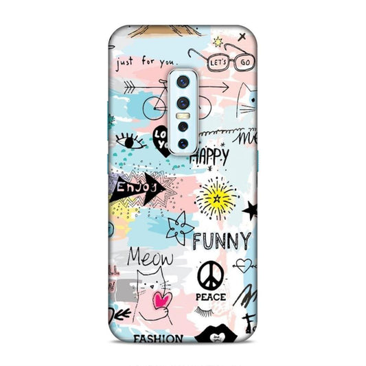 Cute Funky Happy Vivo V17 Pro Mobile Cover Case