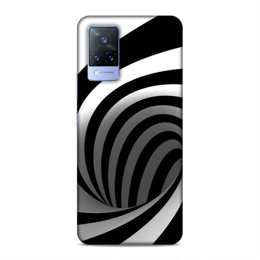 Black And White Vivo V21 Mobile Cover