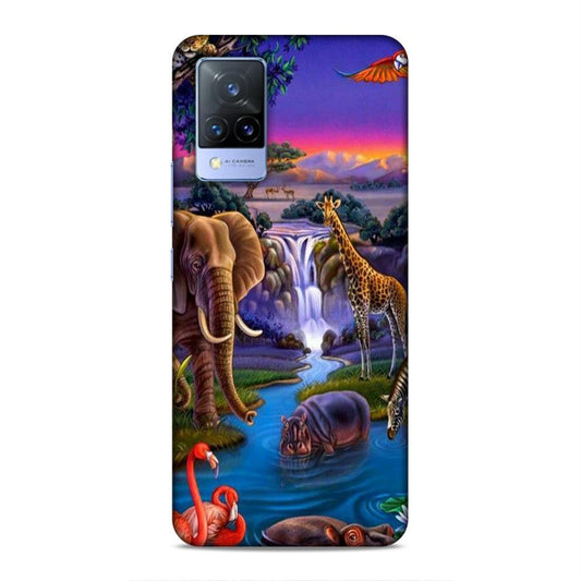 Jungle Art Vivo V21 Mobile Cover