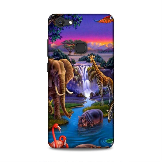 Jungle Art Vivo V7 Mobile Cover