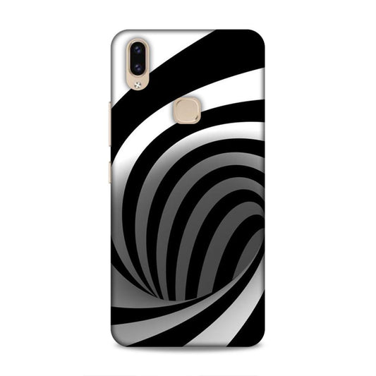 Black And White Vivo V9 Mobile Cover
